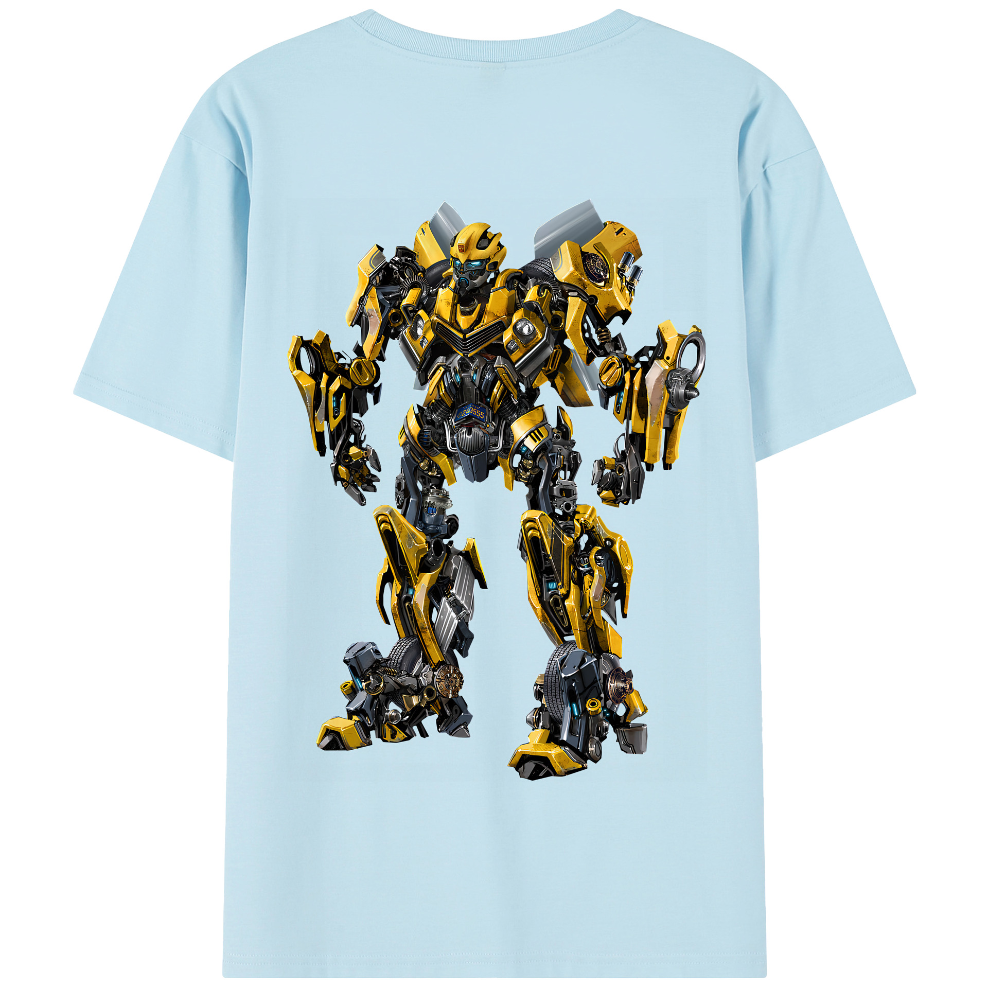 （画像用） Transformers トランスフォーマー 綿100％半袖Tシャツ（背面プリント）